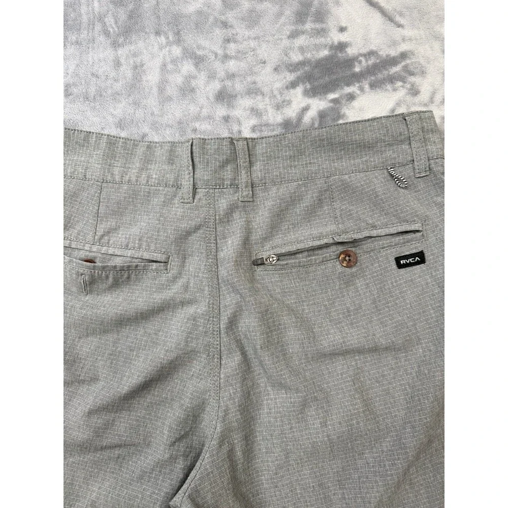 RVCA Performance Stretch Men’s Gray Size 29 Board Shorts Beach Pool